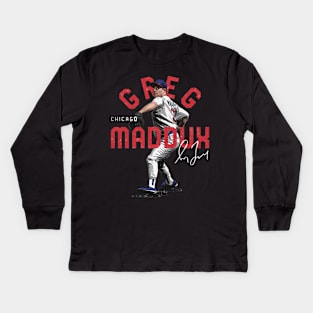 greg maddux arc Kids Long Sleeve T-Shirt